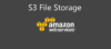 AWS S3 File Storage